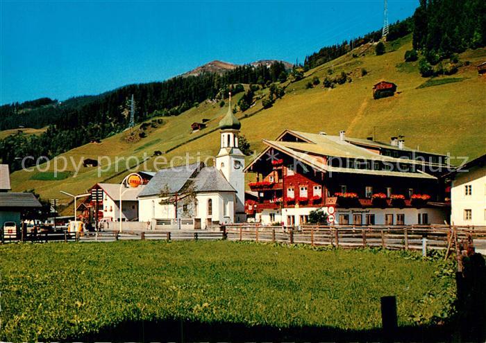 Gerlos Ortsmotiv mit Kirche