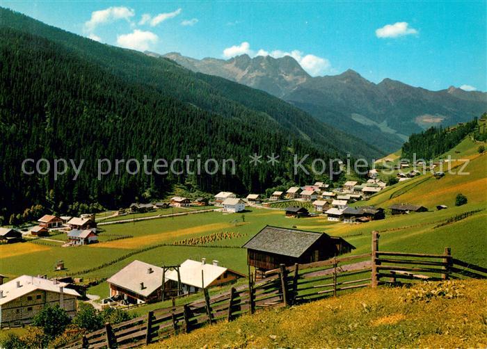 Gerlos Panorama Gerlostal mit Brandbergkolm Zillertaler Alpen