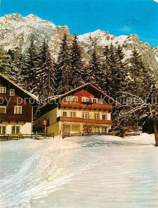 Ramsau Dachstein Steiermark Pension Marienheim im Winter Dachsteingebirge