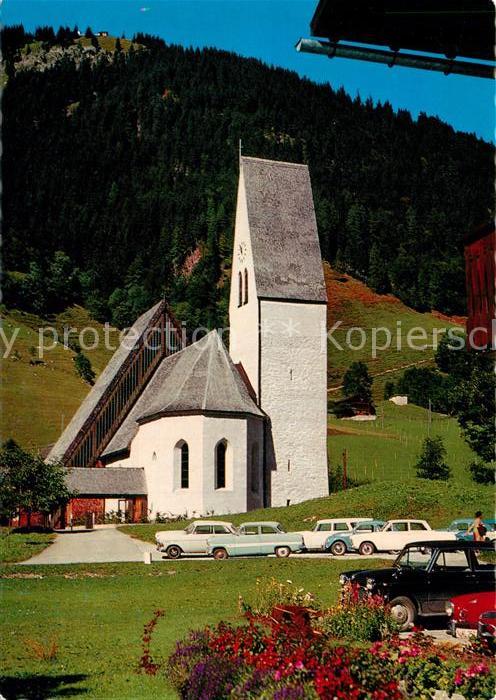 Brand Vorarlberg Kirche mit Niggenkopf