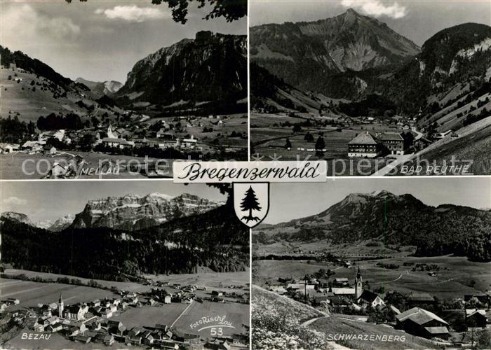 Bregenzerwald Mellau Bad Reuthe Schwarzenberg Bezau Fliegeraufnahme