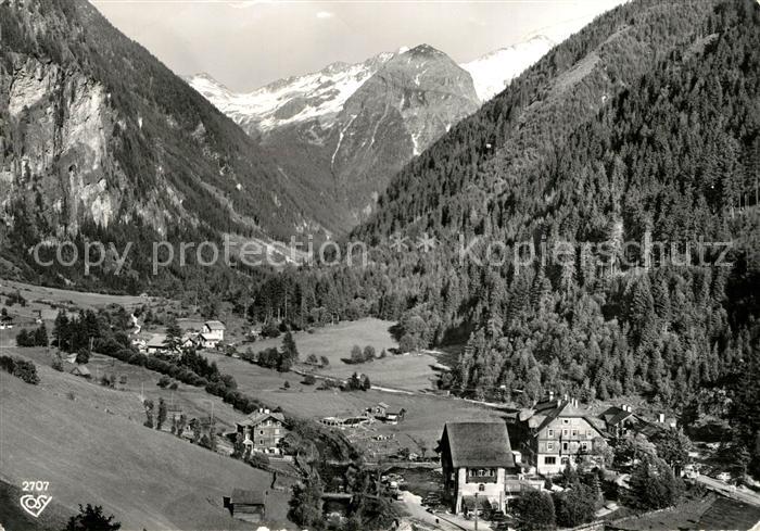 Badgastein Panorama Koetschachtal Hotel Gruener Baum Tischlerkar Gletscher Ankog