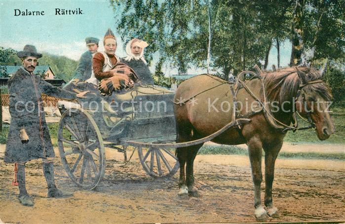 Raettvik Dalarne Pferdewagen