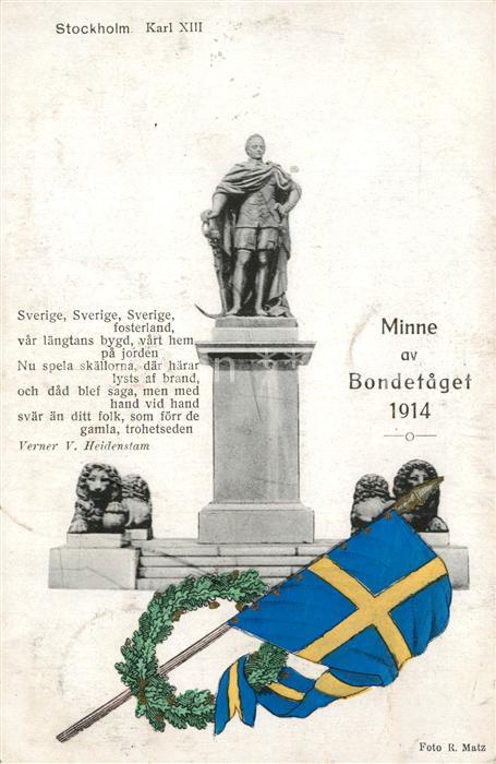 Stockholm Statue Karl XIII