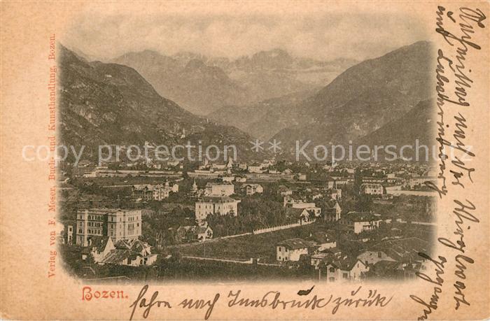 Bozen Suedtirol Panorama