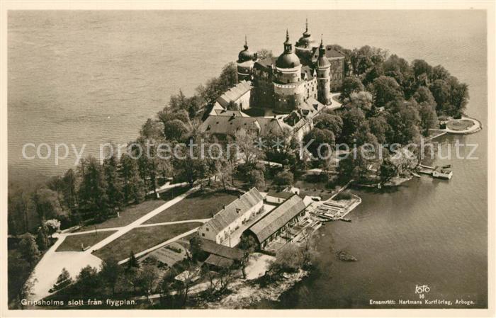 Gripsholms Fliegeraufnahme Schloss