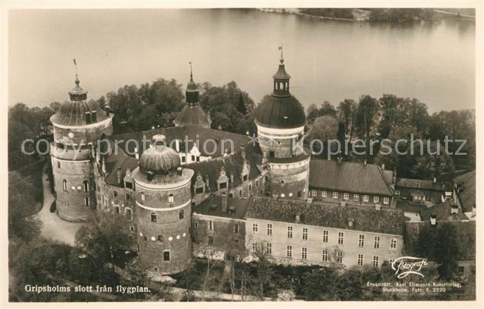 Gripsholms Fliegeraufnahme Schloss