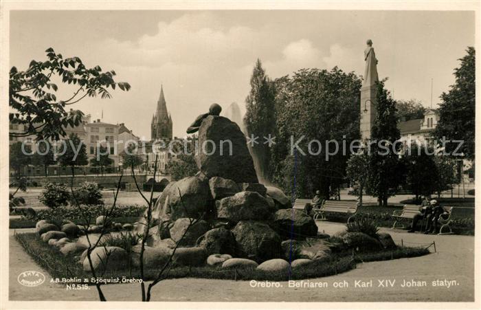 oerebro Karl XIV Johan Statue