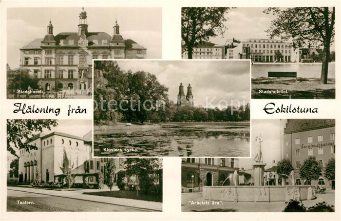 Eskilstuna Stadshuset Stadshotellet Teatern Klosterkirche