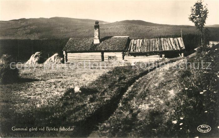 Raettvik Gammal gard vid Bjoerka fabodor