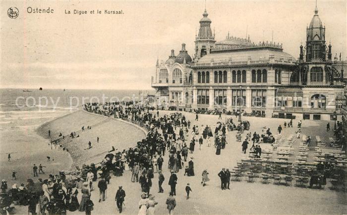 Ostende Oostende La Digue et le Kursaal