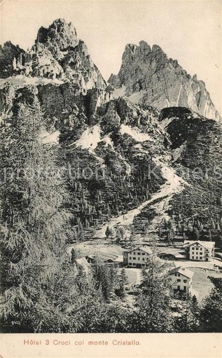 Innichen Suedtirol Hotel 3 Croci Col Monte Cristallo
