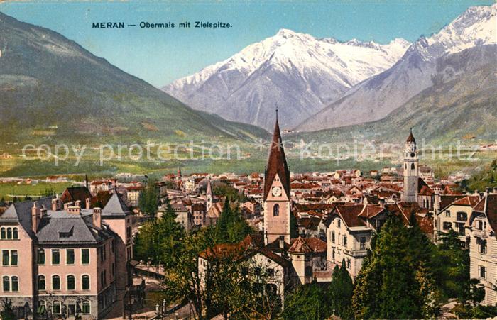 Meran Merano Obermais mit Zielspitze