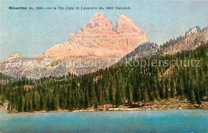 Misurinasee Tre Cime di Lavaredo Dolomiti
