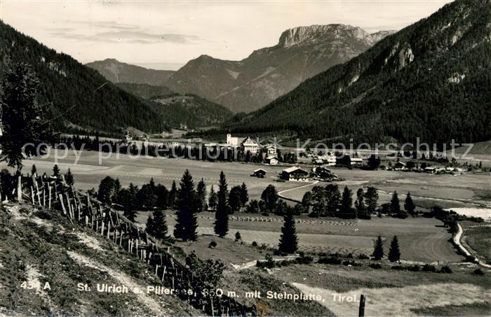 St Ulrich Pillersee mit Steinplatte