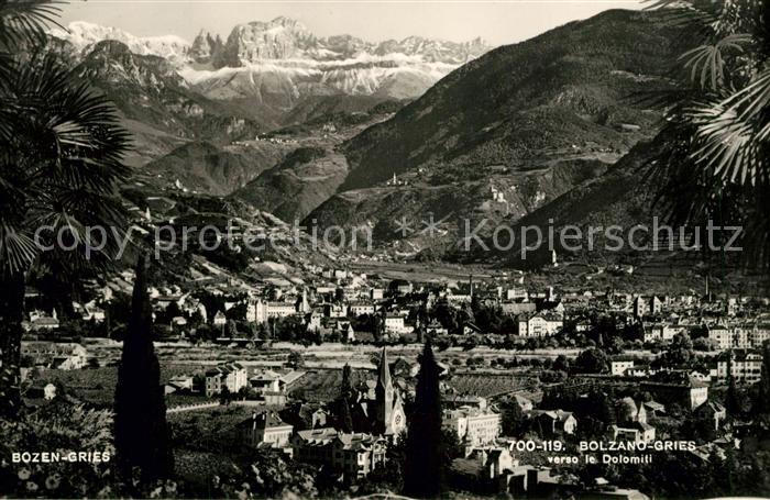 Gries-Quirein Bozen Panorama mit Dolomiten