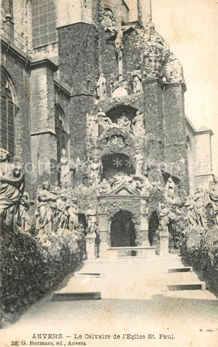 Anvers Antwerpen Le Calvaire de l’Eglise St Paul