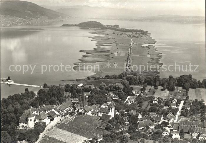 Erlach BE Fliegeraufnahme