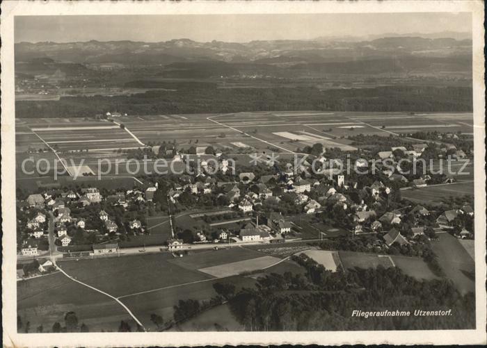 Utzenstorf Fliegeraufnahme Stempel Feldbatterie 51