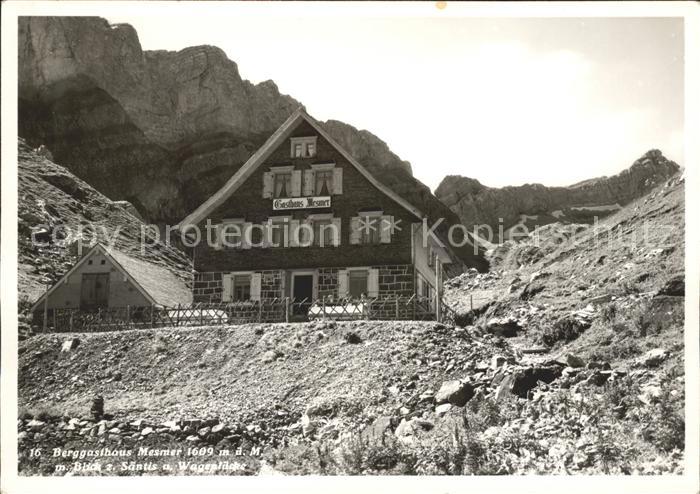 Wasserauen Berggasthaus Mesmer Saentis