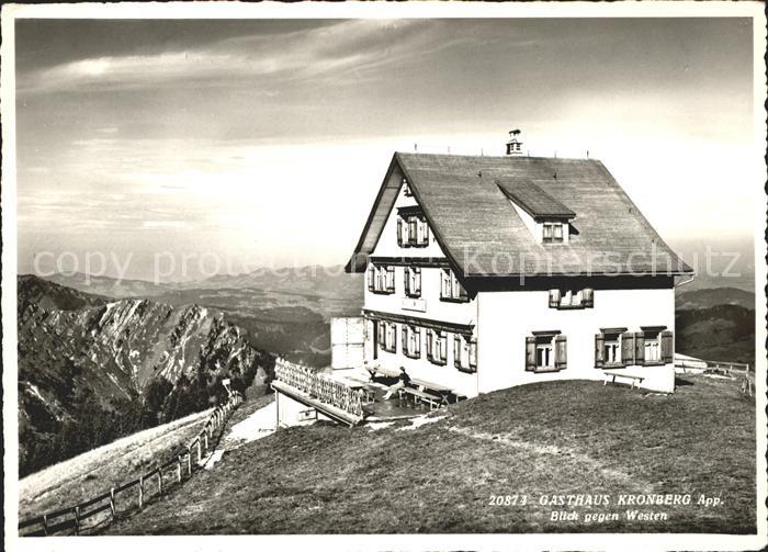 Kronberg Saentis Berggasthaus Kronberg
