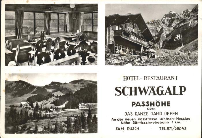 Urnaesch AR Hotel-Restaurant Schwaegalp