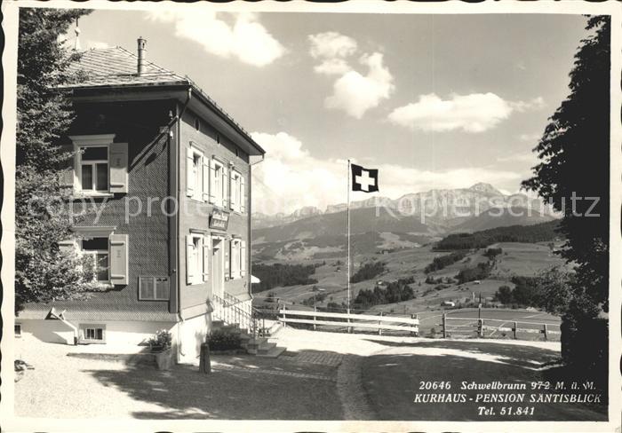 Schwellbrunn Kurhaus-Pension Saentisblick