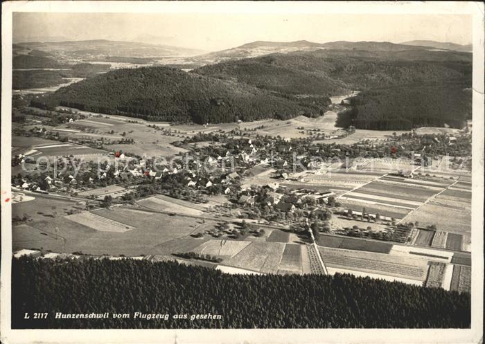 Hunzenschwil Fliegeraufnahme