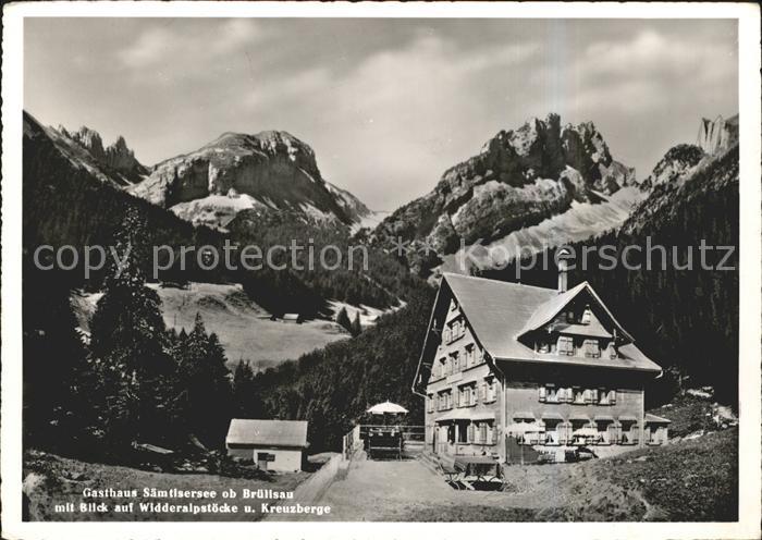 Bruelisau Gasthaus Saemtisersee Widderalpstoecke Kreuzberge