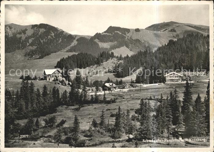 Schwaegalp AR Passhoehe mit Kronberg