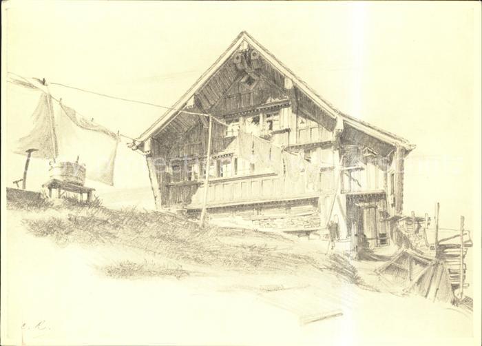 Hundwil Stoeckli Kuenstlerkarte