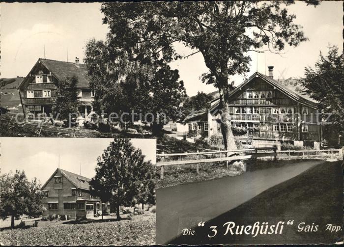 Gais AR Die 3 Ruehhuesli