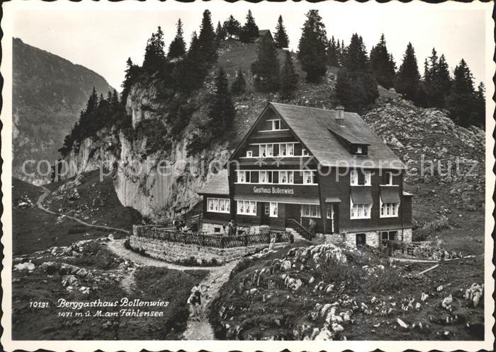 Faehlensee Berggasthaus Bollenwies