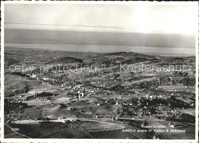 Hundwiler Hoehi St.Gallen und Bodensee