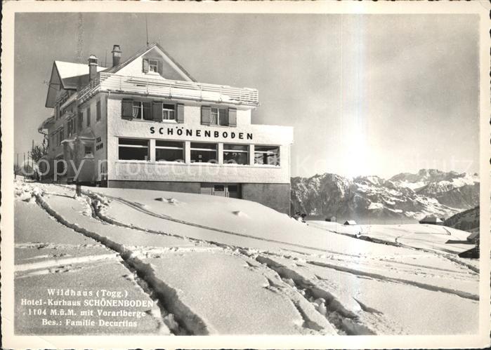 Wildhaus SG Hotel Kurhaus Schoenenboden