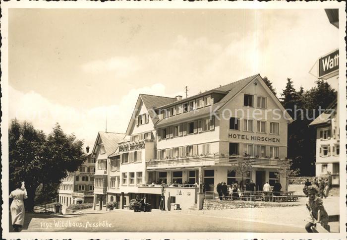 Wildhaus SG Passhoehe im Ort Hotel Hirschen