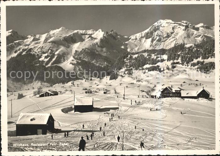 Wildhaus SG Skipiste Funi-Bahn