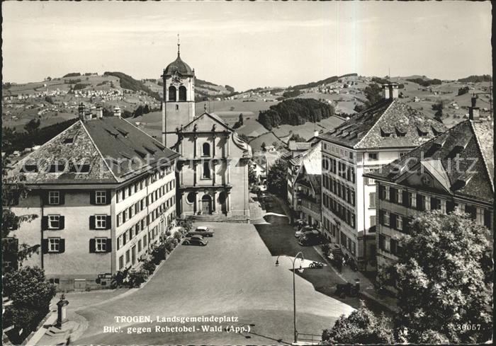 Trogen AR Landsgemeindeplatz Rehetobel Wald