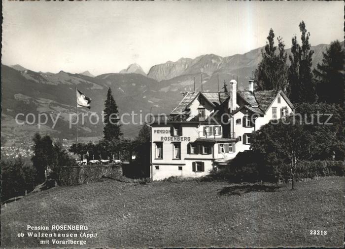 Walzenhausen AR Pension Rosenberg