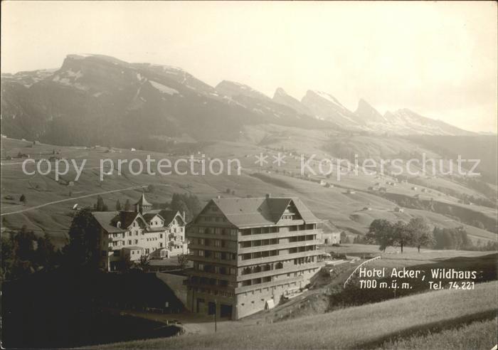 Wildhaus SG Hotel Acker