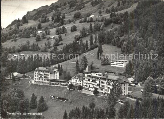 Walenstadtberg Fliegeraufnahme Sanatorium