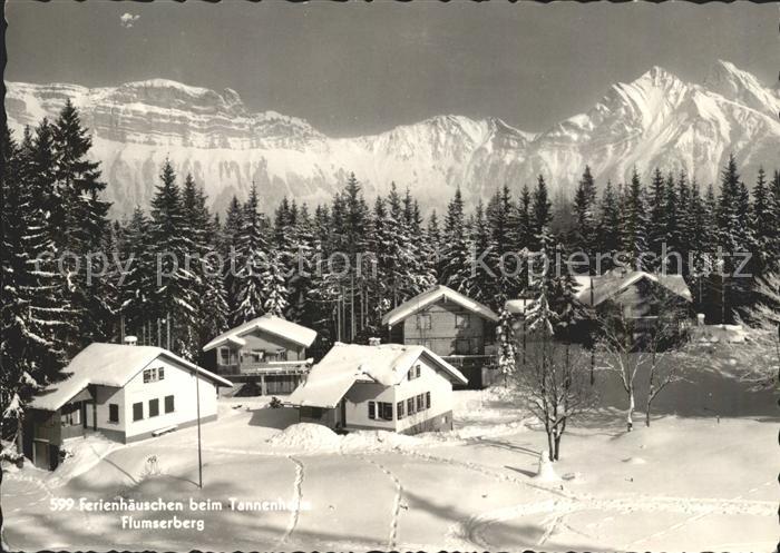 Tannenbodenalp Ferienhaeuschen Tannenheim Flumserbe