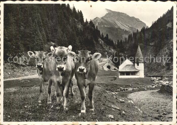 Gams SG Kuehe Kirche