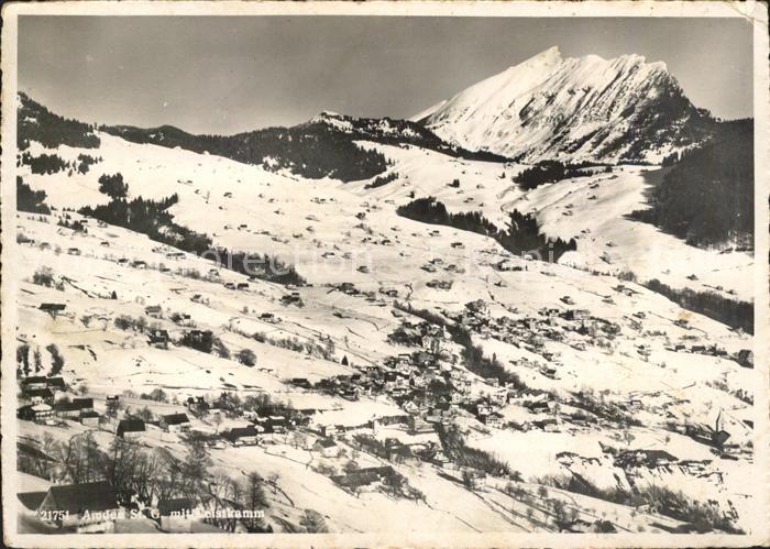 Amden Walensee SG Fliegeraufnahme