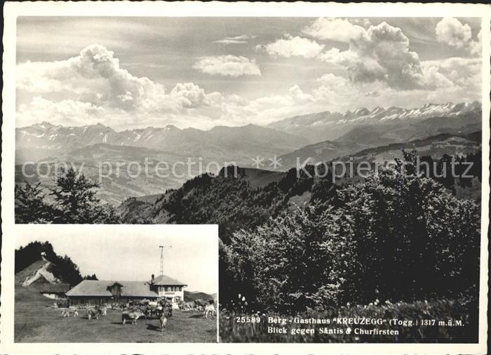 Saentis AR Berggasthaus Kreuzegg Churfirsten