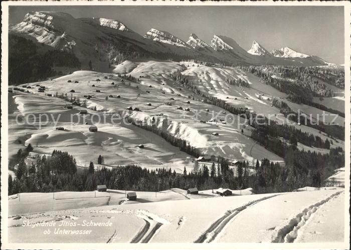 Unterwasser Toggenburg Skiegebiet Iltios-Schwende