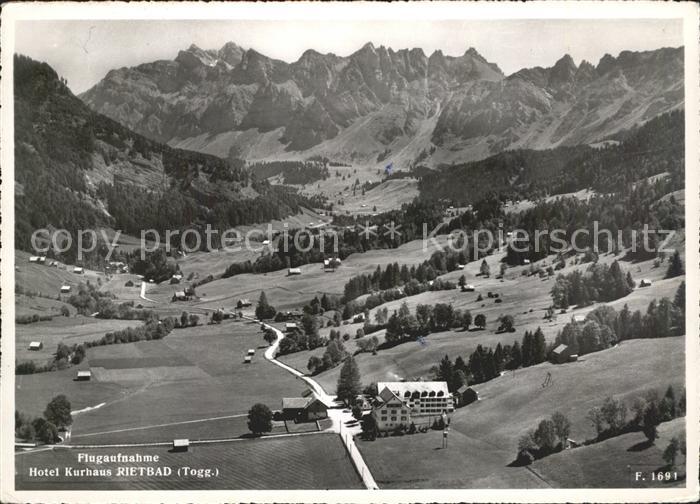 Rietbad Fliegeraufnahme Hotel Kurhaus