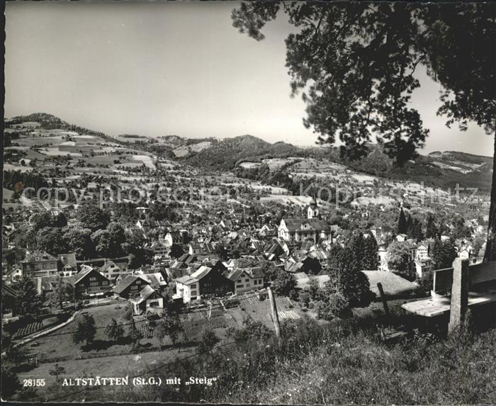 Altstaetten SG mit Steig