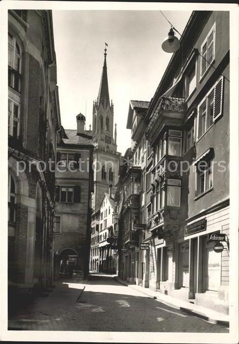 St Gallen SG Kugelgasse mit St. Laurenzenkirche