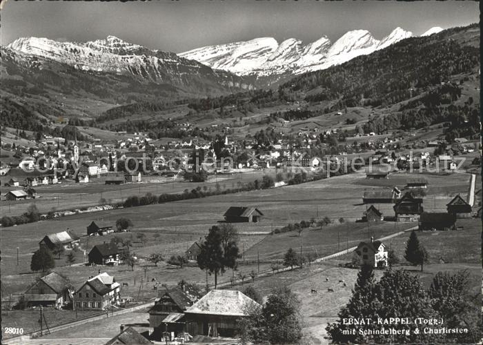 Ebnat-Kappel mit Schindelberg und Churfirsten